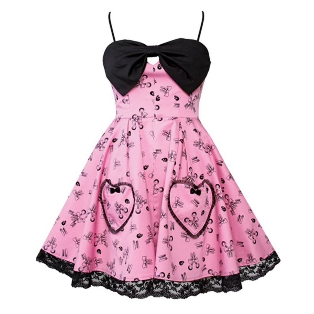 Lucky 13 Pink Pinup Dress